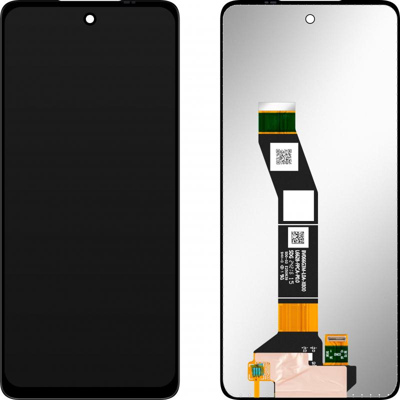 MP Display Unit fur Moto E14, w/o Frame, Aftermarket, Black (Display), Pezzi di ricambio per dispositivi mobili, Nero