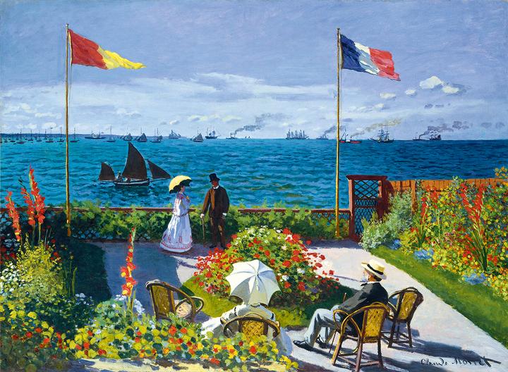 Produktbild Bluebird Puzzle 3000 Terrasse mit Blick auf den Garten, Monet 1867 (3000 Teile)