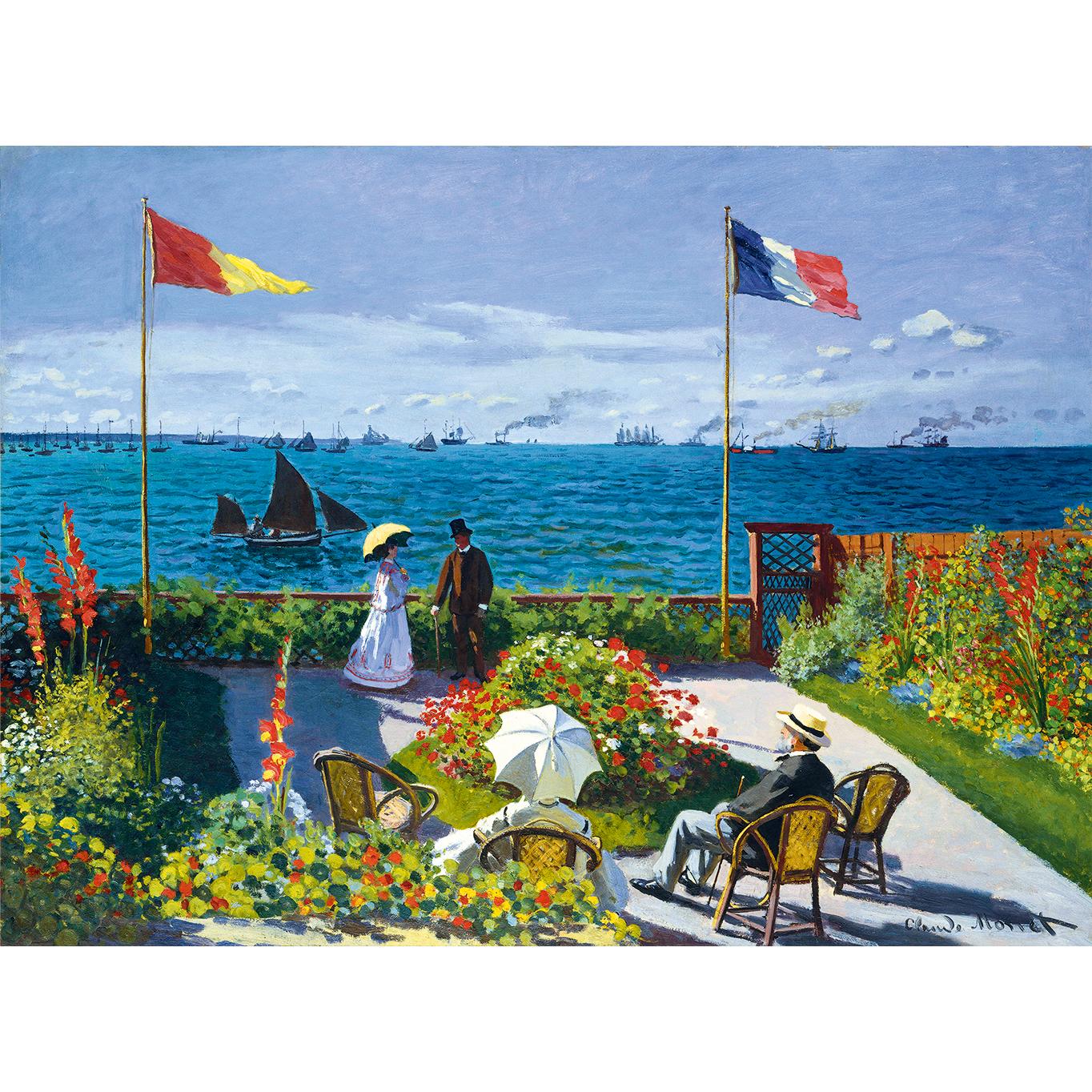 Thumbnail - Bluebird Puzzle 3000 Terrasse mit Blick auf den Garten, Monet 1867 (3000 Teile)