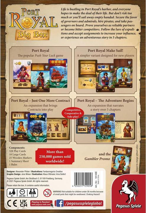 Actual product image Pegasus Port Royal Big Box (English Edition) (English)