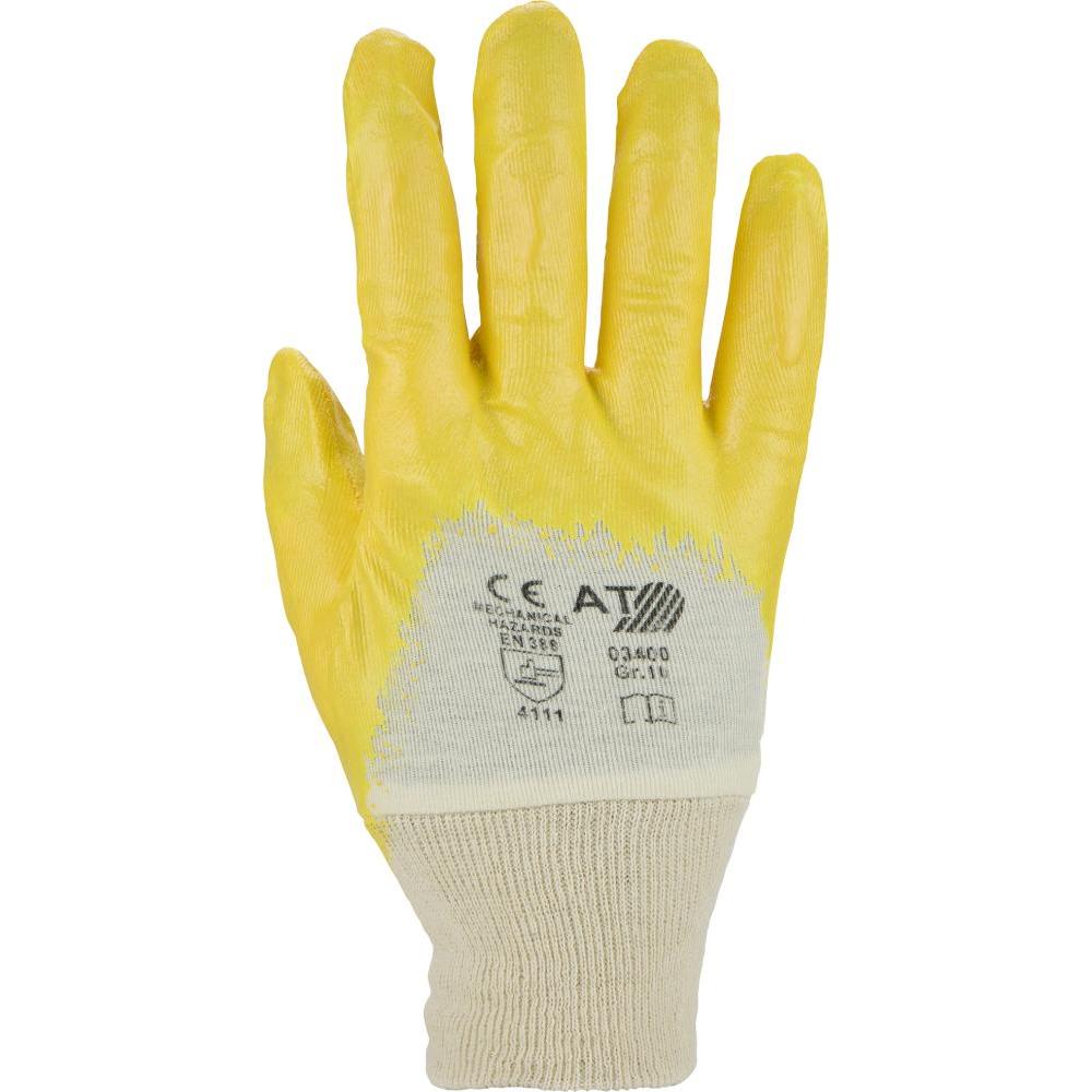 Asatex, Schutzhandschuhe, Handschuhe Grösse 9 gelb EN 420/EN 388 PSA-Kategorie II (9)
