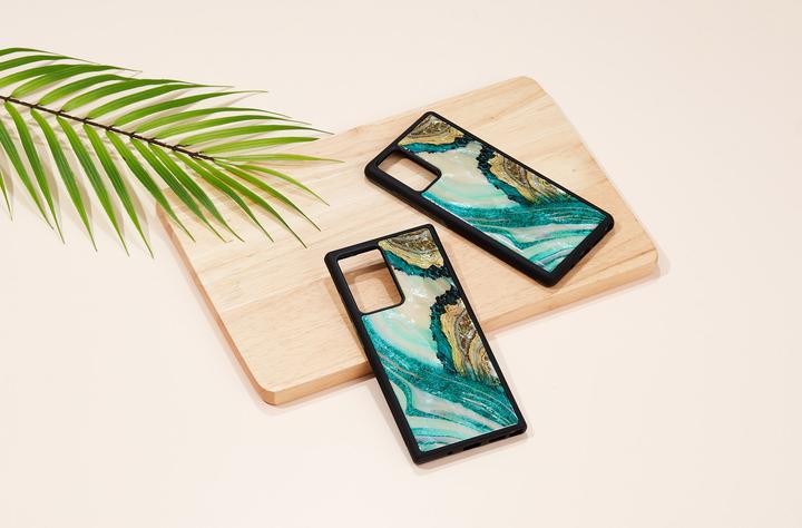 Actual product image Ikins case for Samsung Galaxy Note 20 aqua agate (Samsung Galaxy Note 20)