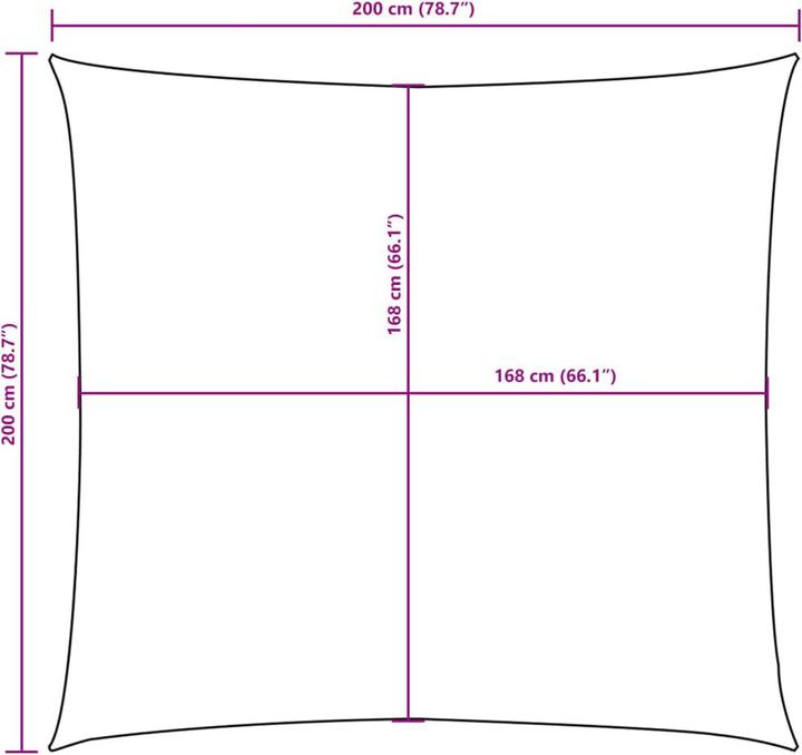 Immagine prodotto vidaXL Tenda da sole (2 x 2 m)