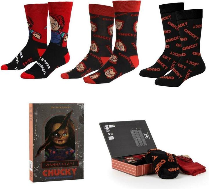 Produktbild Cerdá Chucky Socken 3er-Pack 38-45 (3er Pack, 38 - 45)