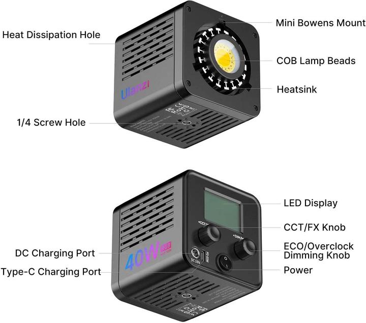 Produktbild Ulanzi L024 COB Fill Light (Videoleuchte)