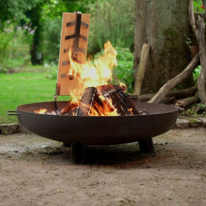 Immagine prodotto Ventaris Feuerschale mit Füssen Edelstahl Ø100 cm (100 cm)