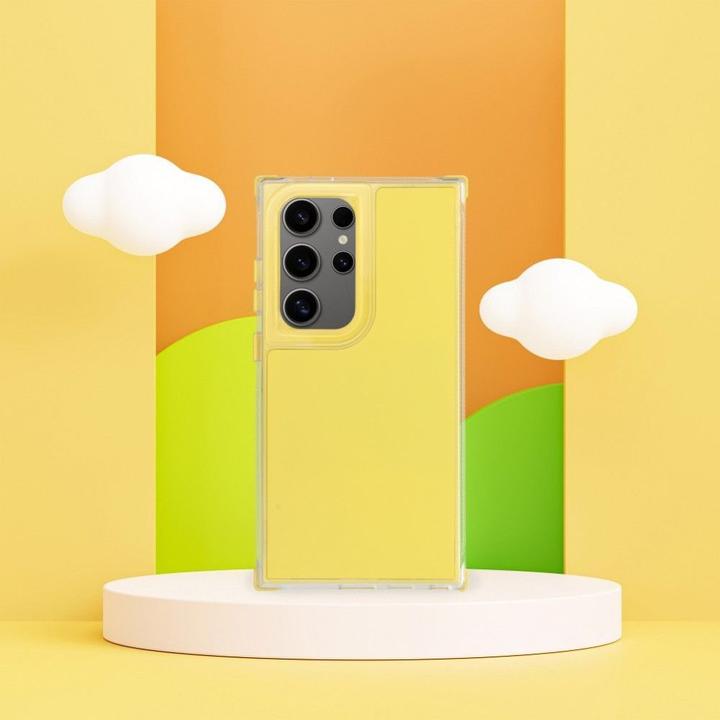 Image du produit OEM LCD display! MATRIX Case for SAMSUNG S25 yellow (Samsung Galaxy S25)