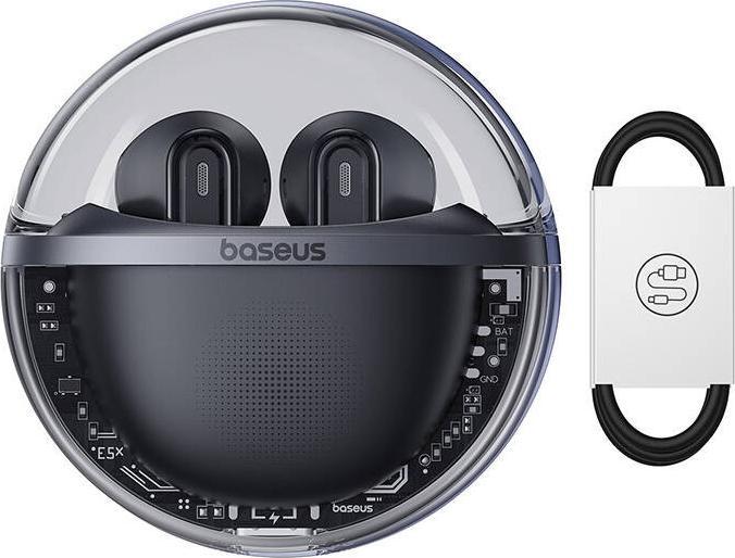Produktbild Baseus Earphones TWS Bowie E5x (black) (Aktive Geräuschunterdrückung, 25 h, Kabellos)