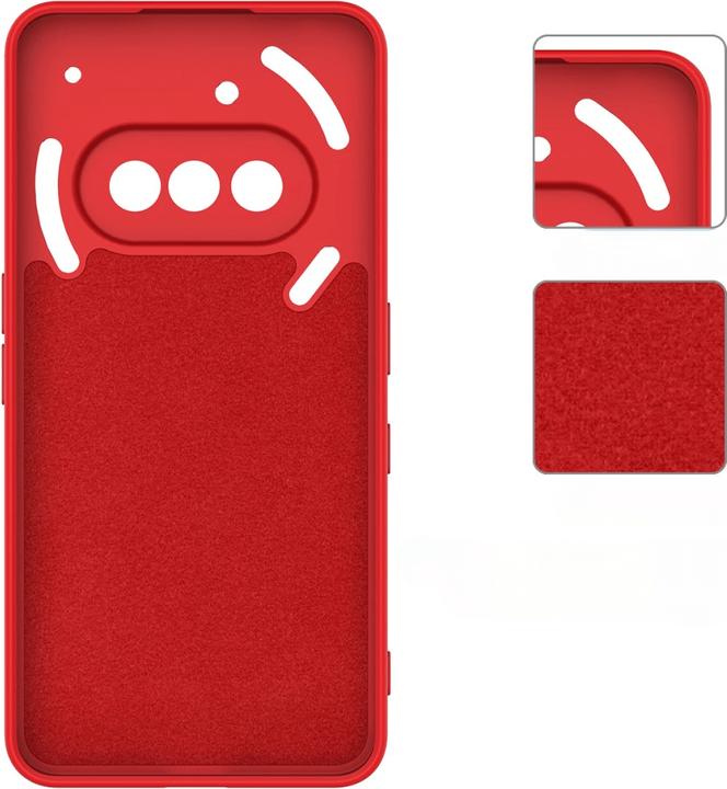 Produktbild Cover-Discount Nothing Phone (3a) - Silikon Gummi Hülle mit Riemen (Nothing Phone (3a))