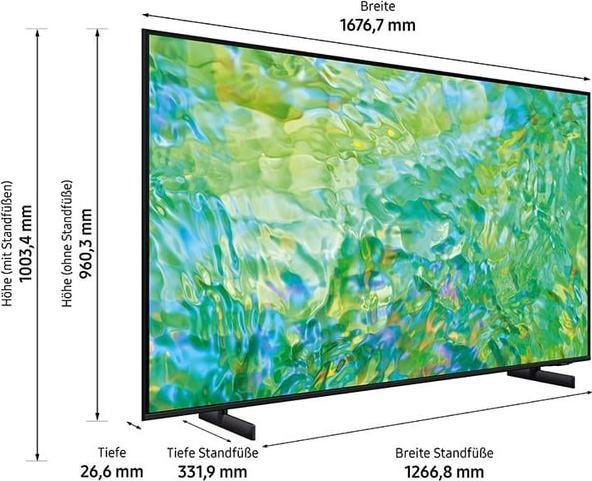 Produktbild Samsung GU75CU8079UXZG (75", LCD, 4K)