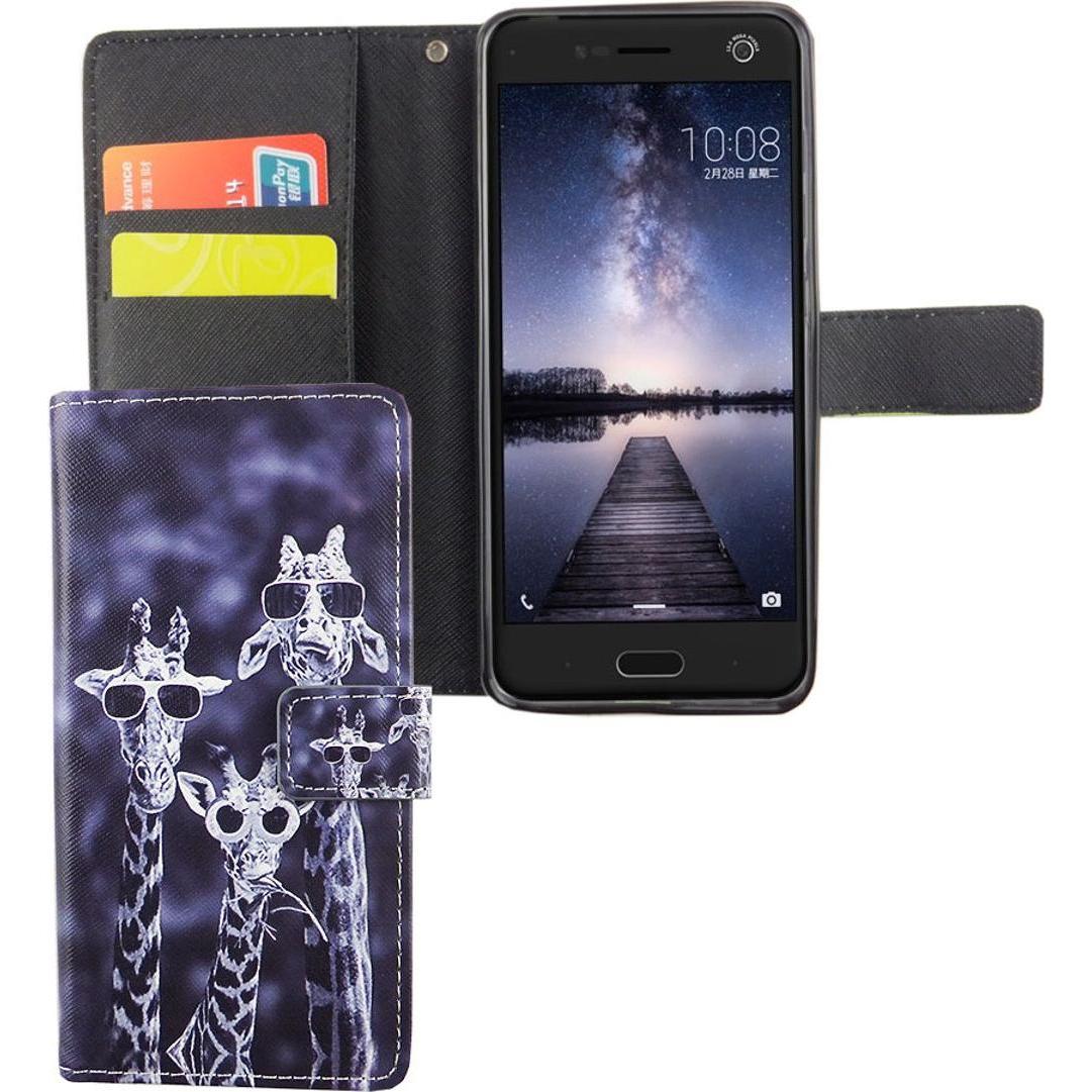 König Design Schutz Handy Hülle für ZTE Blade V8 Case Cover Tasche Wallet Etui Handyhülle Neu (ZTE Blade V8), Smartphone...