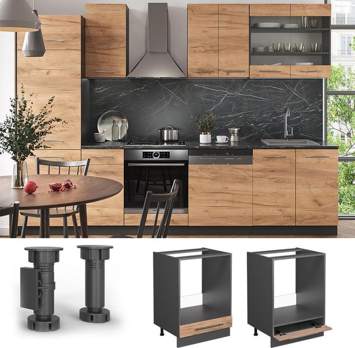 Produktbild Vicco Herdumbauschrank Fame-Line (60 x 60 x 82 cm)