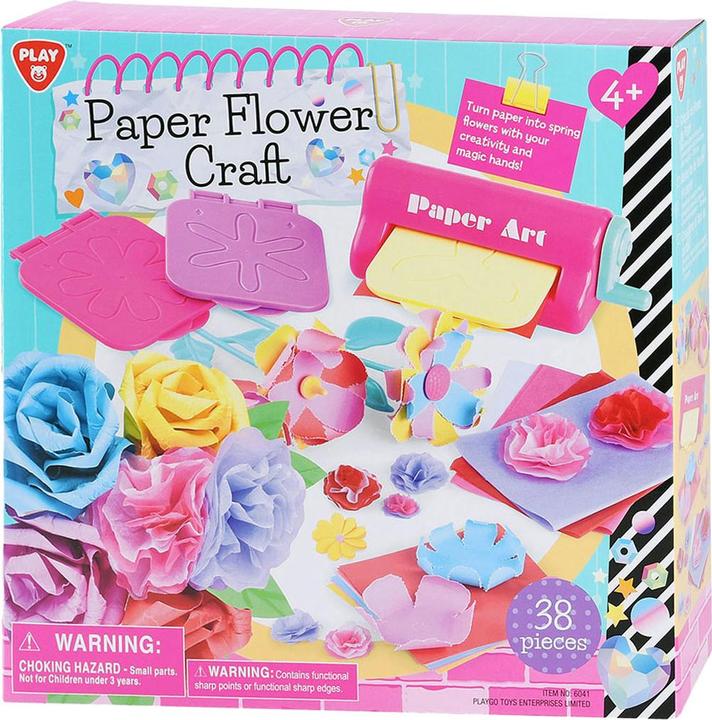 Produktbild Play Papierblumen-Bastelset, 38-teilig.