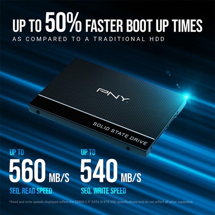 Actual product image PNY Cs900 (120 GB, 2.5")