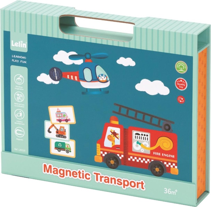 Image du produit Spielba Jeu magnétique Véhicules avec modèles