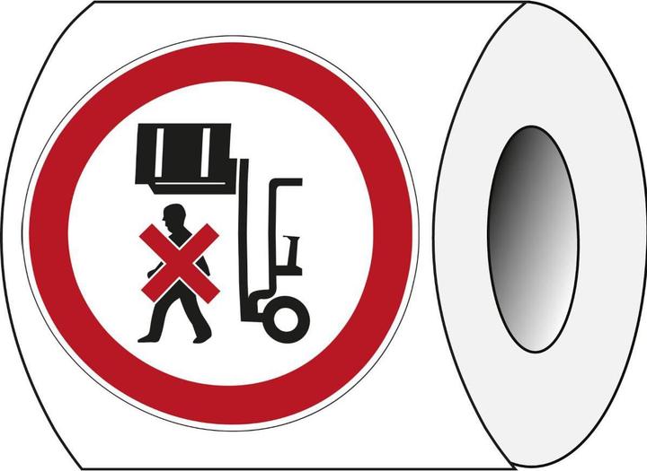 Image du produit Brady Prohibition Signs on Roll -
