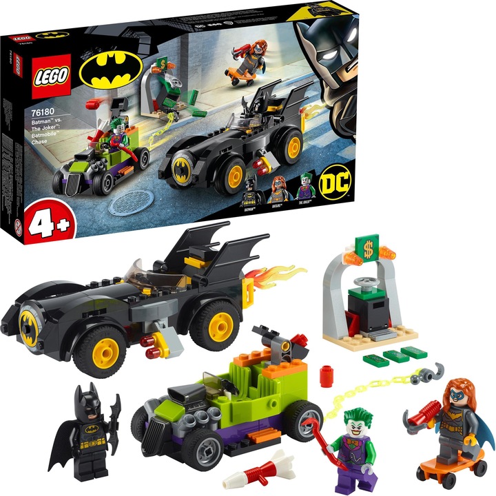 Image du produit LEGO Batmanvs. Joker : Poursuite en Batmobile (76180, LEGO DC)