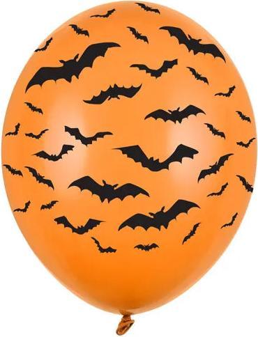 Actual product image Partydeco Halloween Balloon Bats orange (50 x)