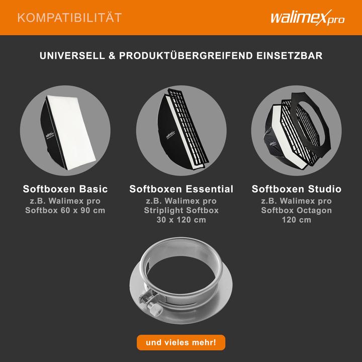 Produktbild Walimex Softbox Adapter Profoto (Softbox, 15.20 cm)