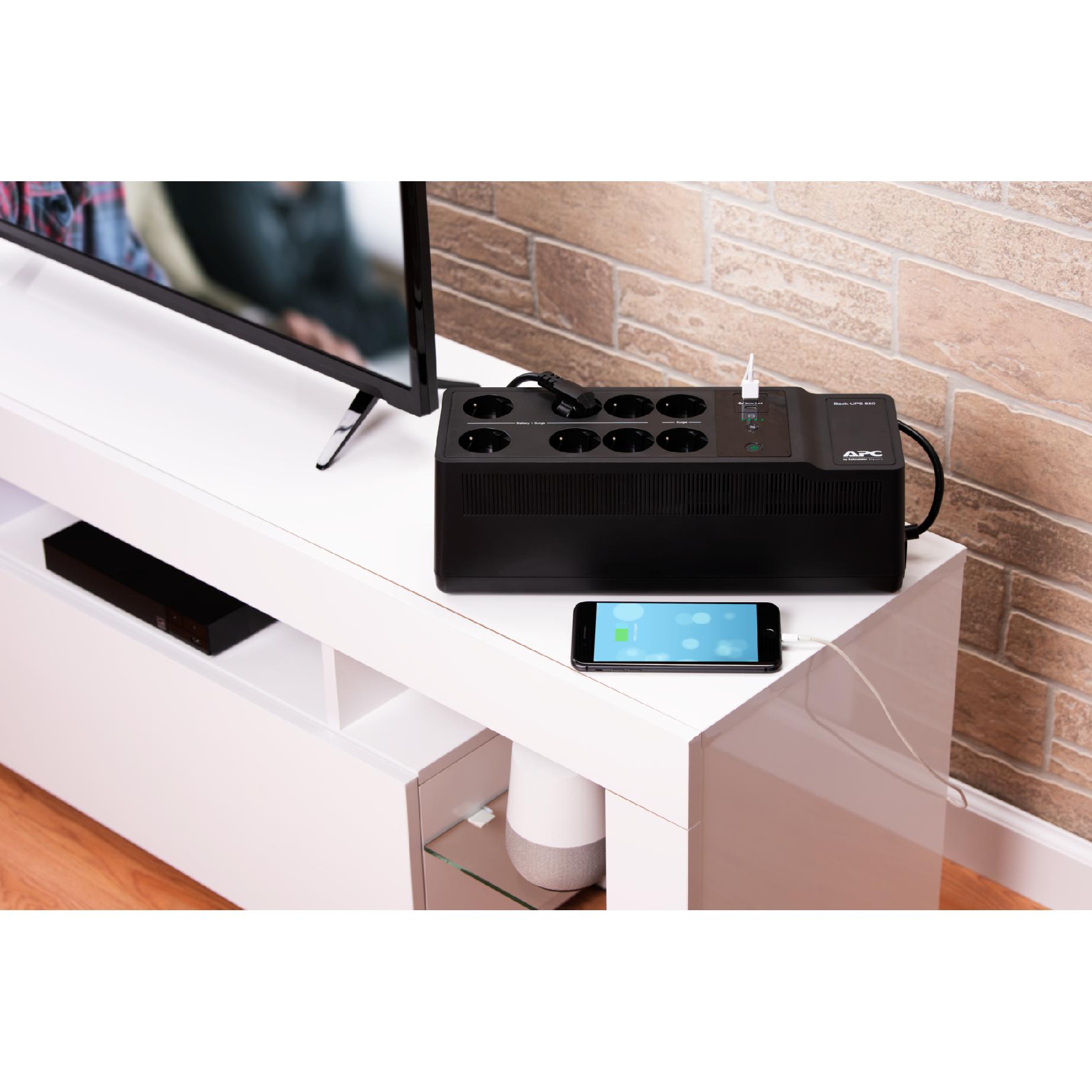 Thumbnail - APC BE850G2-GR (850 VA, 520 W, Standby USV), USV