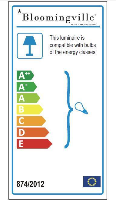 Energie-Label Bloomingville Table Lamp (E27)