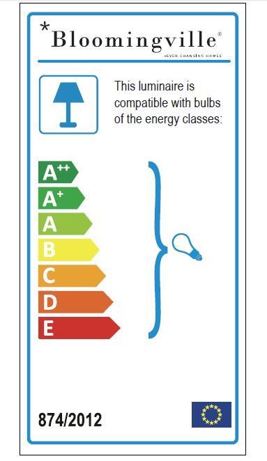 Energie-Label Bloomingville Table Lamp (E27)