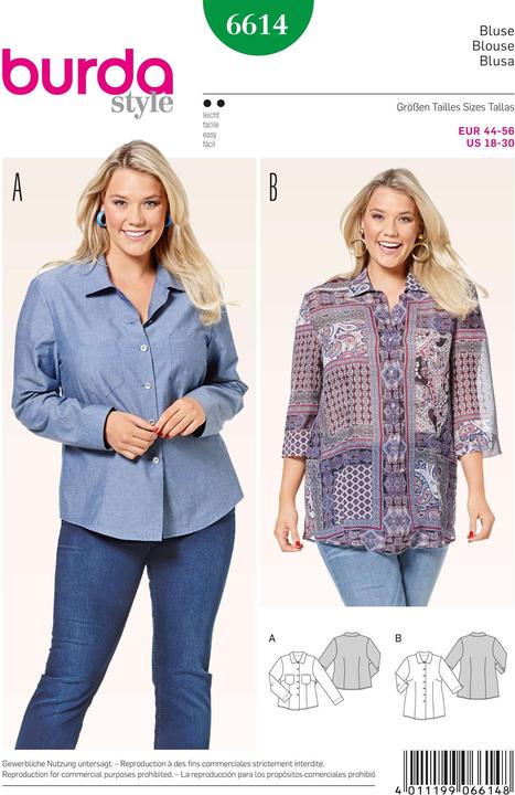 Actual product image Pattern Blouse