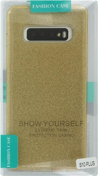 Produktbild OEM Silicon Case Glittery für Samsung Galaxy S10 Plus gold (Samsung Galaxy S10+)