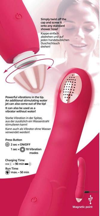 Actual product image You2Toys Showers to orgasm