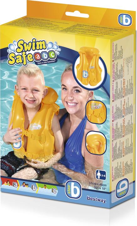 Produktbild Bestway Schwimmweste 3-6 Jahre Swim Safe Step (One Size, 19 - 30 kg)