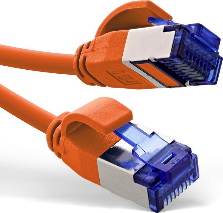 Produktbild InLine Patchkabel Slim (S/FTP, CAT6a, 0.50 m)