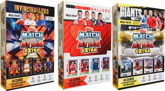 Topps Match Attax Champions League EX 2025 Mega Tin (Englisch, Booster Pack)