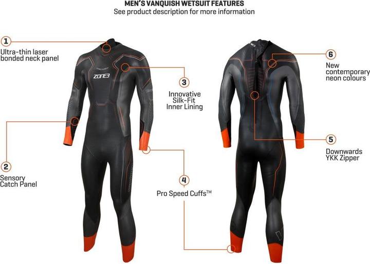 Actual product image Mizuno Vanquish-X Men's Wetsuit (S)