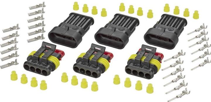 Produktbild TE Connectivity AMP-SUPERSEAL-Steckverbinder Set