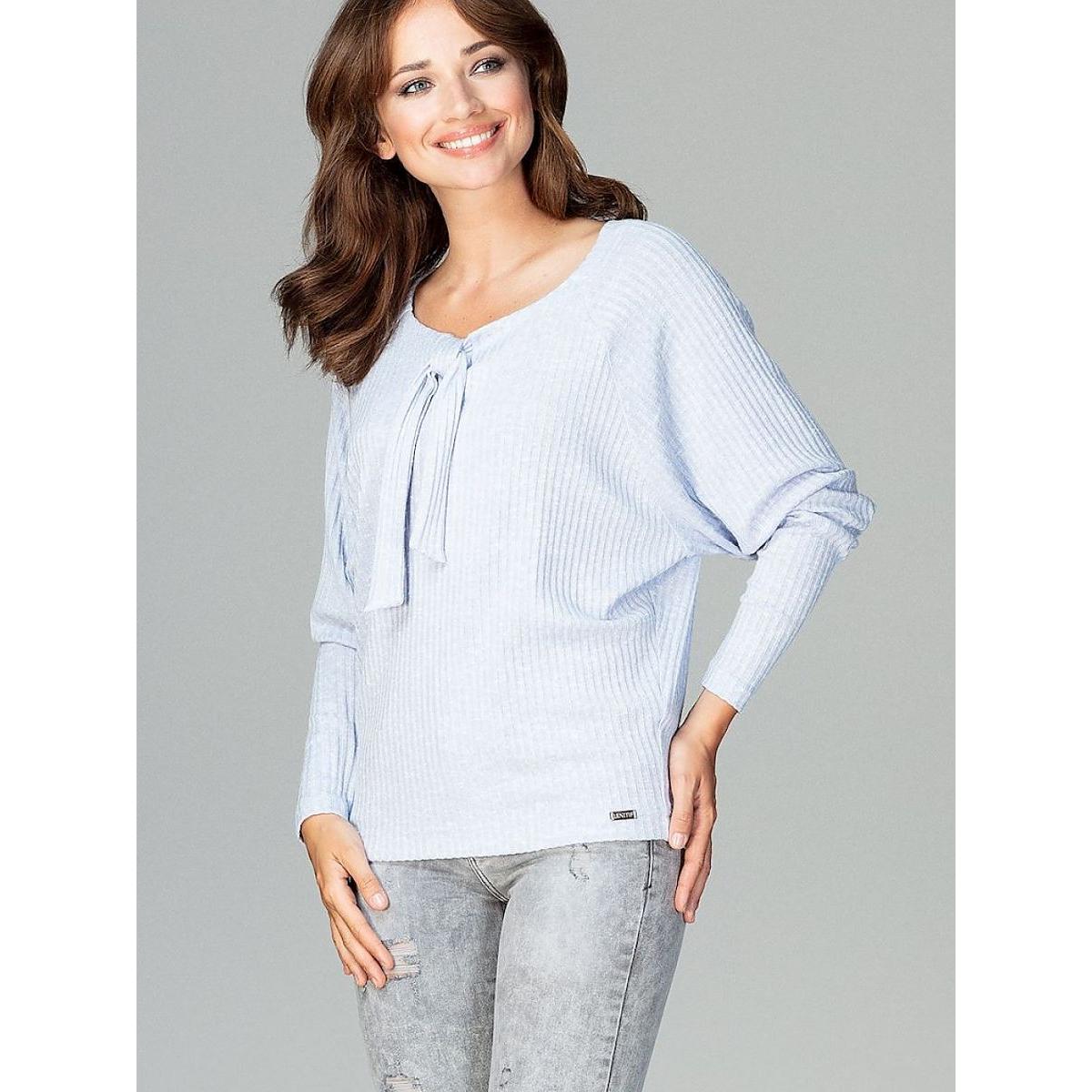 Lenitif, Damen, Bluse, Bluse, Blau, (M)