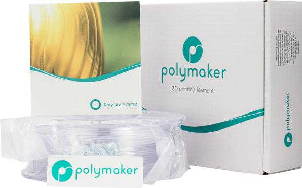 Produktbild Polymaker PolyLite PETG - Transparent - 2.85mm (PETG, 2.85 mm, 1000 g, Transparent)