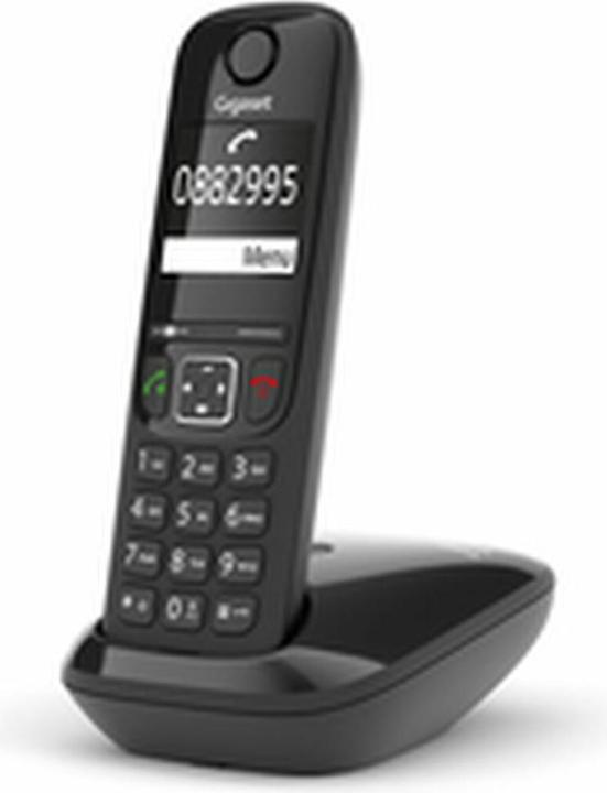 Actual product image Gigaset SIEMENS WIRELESS PHONE AS690 BLACK (S30852-H2816-D201)