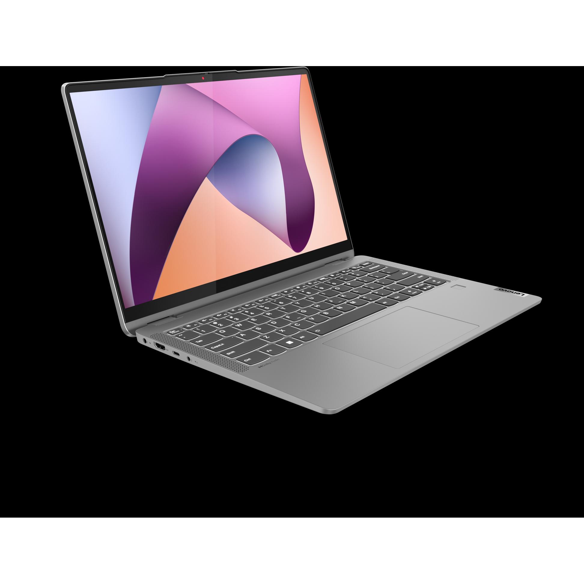 Lenovo IdeaPad Flex 5 (14", AMD Ryzen 3 7330U, 8 GB, 512 GB, DE), Notebook, Grau