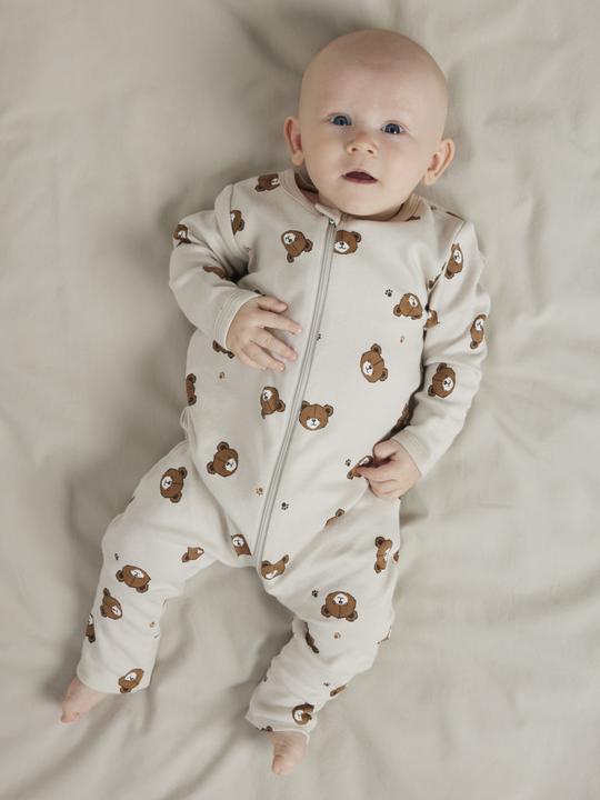 Produktbild Name it Nbnnightsuit 2p Zip Ff Pumice Bear Noos (92)