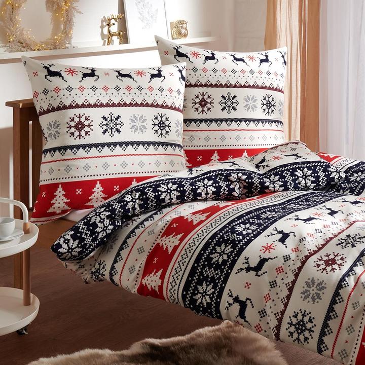 Produktbild Traumschlaf Norweger Hirsch (Bettwäsche Set, 135x200 cm + 80x80 cm)