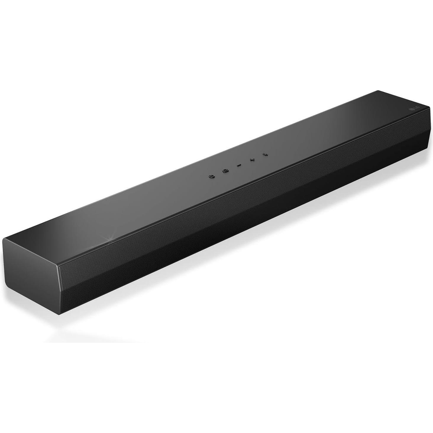 LG S20A (50 W, 2.0 Kanal), Soundbar, Schwarz