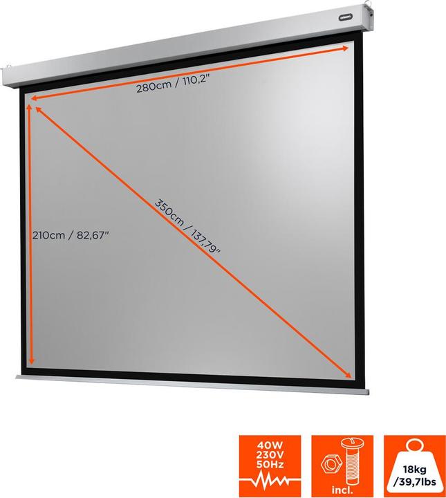 Actual product image Celexon Motor Professional Plus (138", 4:3)