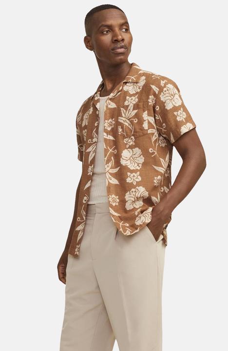 Produktbild Jack & Jones Jprbluflores Print Shirt S/S Ln (S)