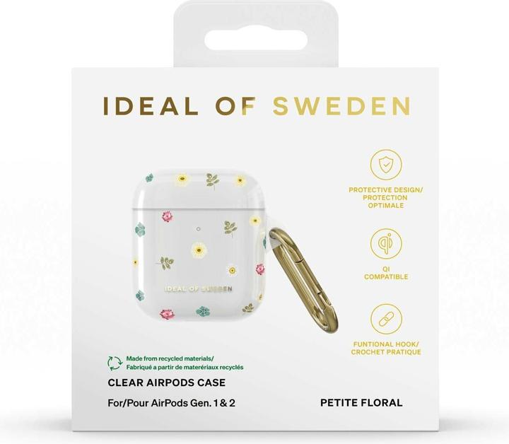 Actual product image iDeal Of Sweden Designer Hard-Cover Petite Floral clear (Headphone bag)