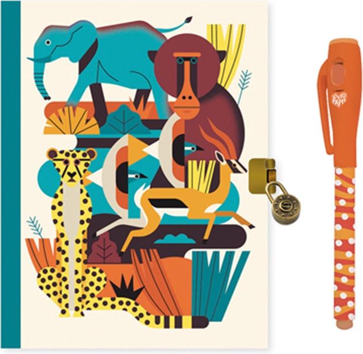 Image du produit Djeco Journal secret Owen (A5, Blanc, Couverture rigide)