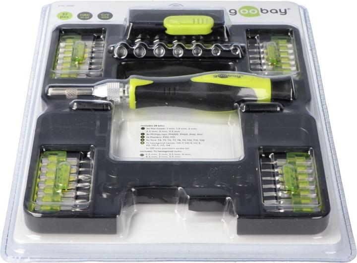 Actual product image Goobay 37-piece precision screwdriver set