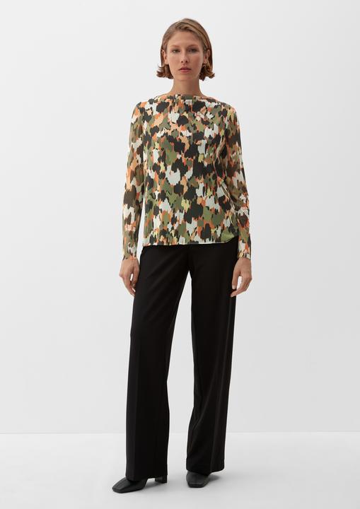 Immagine prodotto s.Oliver T-Shirt Blusenshirt mit Alloverprint (46)