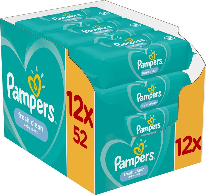 Produktbild Pampers Fresh Clean (624 Stück)