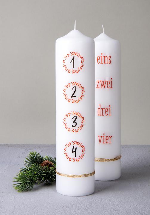 Produktbild Rayher Transferfolie "Adventszahlen"
