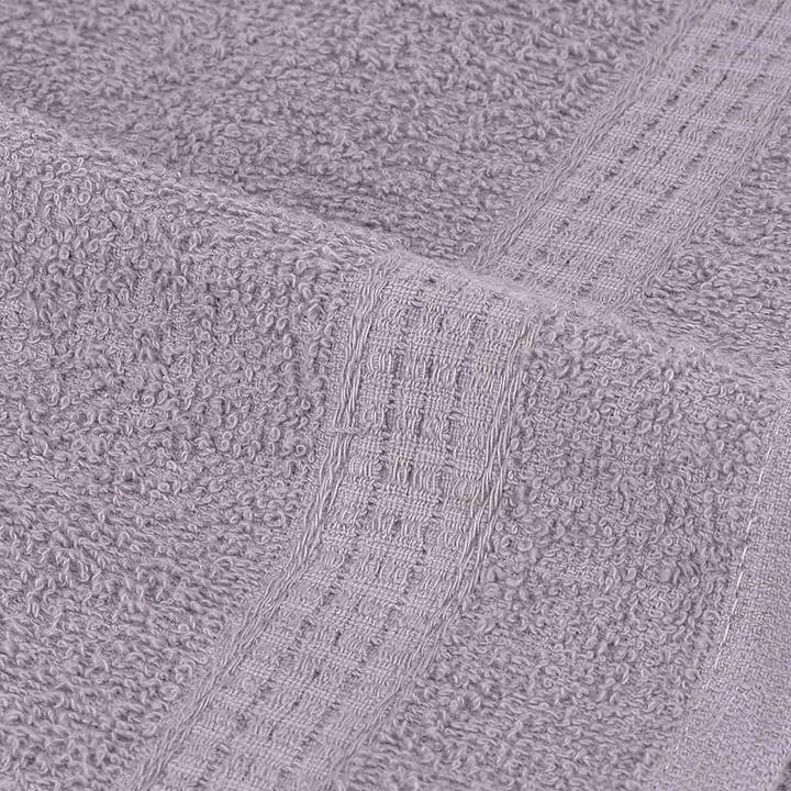 Actual product image vidaXL Bath towels 10 pcs. Grey 100x150 cm 360 g/m² 100% cotton Shower towel (100 x 150 cm)